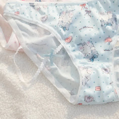 Kawaii Cat Lace Seamless Panties
