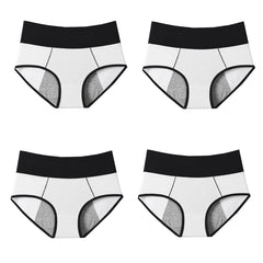 Plus Size Leak Proof Period Briefs 4pcs
