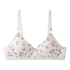Cute Kawaii Wireless Bra Set