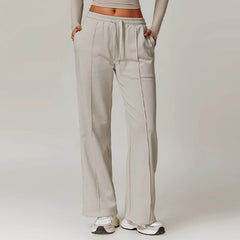 Women's Winter High-Waist Pocket Joggers – Loose Fit, Gym-Ready Sweatpants