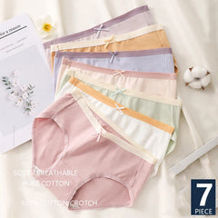 Women Cotton Low Rise Briefs 7-Pack