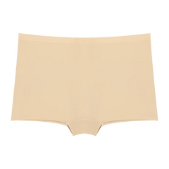 Beige underwear on a white background
