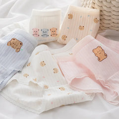Sweet Bow Solid Cotton Briefs 5pcs