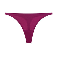 Ice Silk Seamless Low-Rise G-String Thong