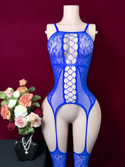 Women Full Body Lace Hollow Bodystocking