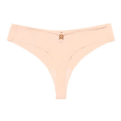 3-Piece Sexy Ice Silk Seamless Bandage Thong Set JC