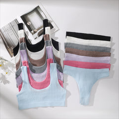 Trendy Seamless Yoga Sports Set-