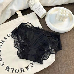 Bloom-Lace Cotton Comfort Briefs-