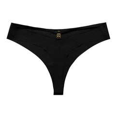 3-Piece Sexy Ice Silk Seamless Bandage Thong Set JC