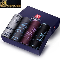 4 pieces/lot Men Boxer soft underwear Short Pants