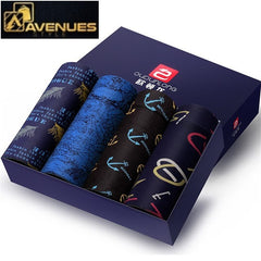 4 pieces/lot Men Boxer soft underwear Short Pants