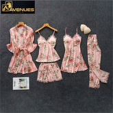 Women's Silk Floral Sexy Lace Sleepwear
