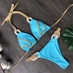 Women Chic Halter Swimwear 2-Pieces Padded Bikini