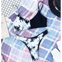 Women's Chic Bikini Leopard Bathing Suit Two Piece Chic Swimsuit