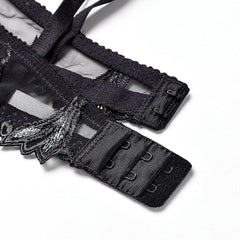 Sexy Floral Lace Transparent Underwear Bra Lingerie Set