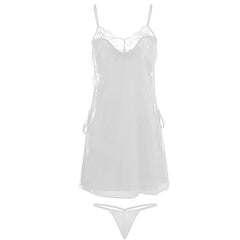 Women Sleepwear Silk Pajamas Set Lace Shorts Nightwear