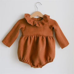 LONG SLEEVE BABY GIRL ROMPER
