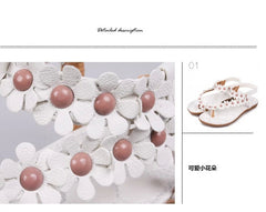 Flowers Bohemian Ladies Flat Sandals
