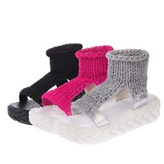 Flat Thick Heels Women Gladiator Sandals