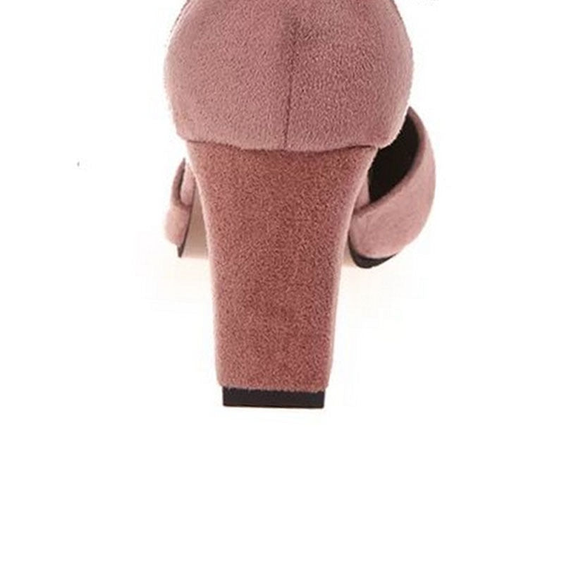 Woman Thick Pumps Comfortable sandals