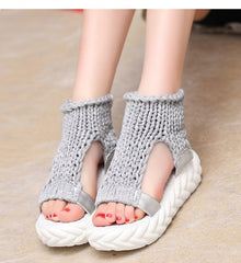 Flat Thick Heels Women Gladiator Sandals