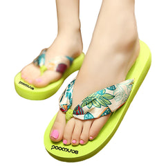 Women Print Bohemian Soft Slippers