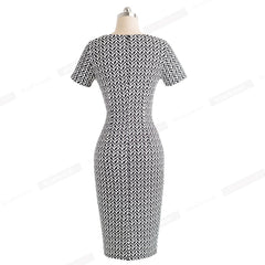 Women Vintage Elegant Business Dress