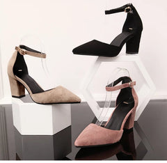 Woman Thick Pumps Comfortable sandals