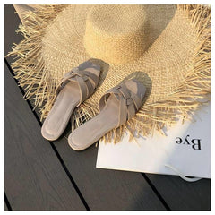 Women Open Toe Flat Leisure Sandal