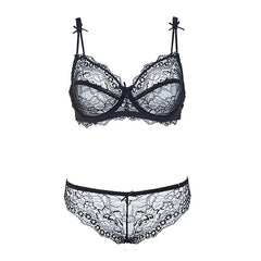 Sexy Lace Push Up Bra Underwear Lingerie Set