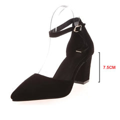 Woman Thick Pumps Comfortable sandals