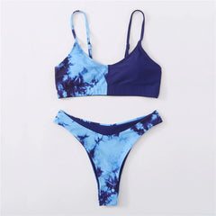 Women's Chic Bikini Leopard Bathing Suit Two Piece Chic Swimsuit