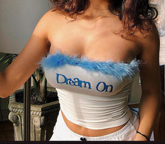 Strapless Tube Crop Top – Women's Streetwear