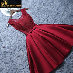 New Short Lace Evening Dress