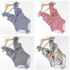 Women Chic High Waist Swimwear