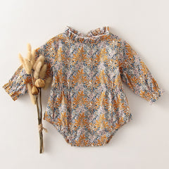 LONG SLEEVE BABY GIRL ROMPER
