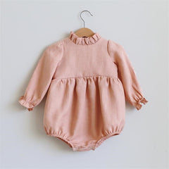 LONG SLEEVE BABY GIRL ROMPER
