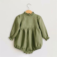 LONG SLEEVE BABY GIRL ROMPER