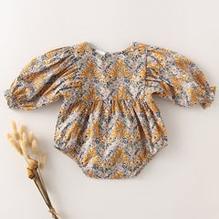 LONG SLEEVE BABY GIRL ROMPER