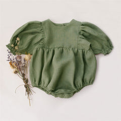 LONG SLEEVE BABY GIRL ROMPER