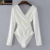 Backless Long Sleeve Bodysuit