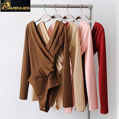 Backless Long Sleeve Bodysuit