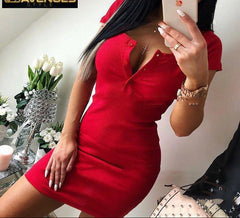 Women Chic Casual Bodycon Dress