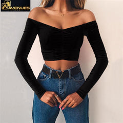 Women's Long Sleeve Fashion T-shirts