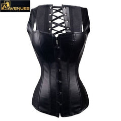 Women Waist Steampunk Steel Boned Back Bustier Corset