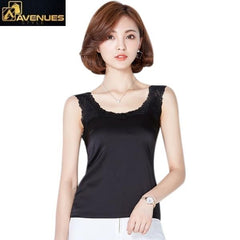 Women Summer Lace Tank Tops Sleeveless Blouse