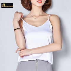 Women Camisole Silk Halter Tank Top