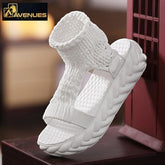 Flat Thick Heels Women Gladiator Sandals