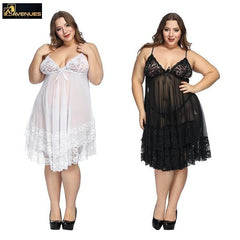 Plus Size 6xl Ladies Sexy Sleepwear
