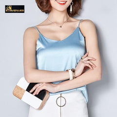 Women Camisole Silk Halter Tank Top